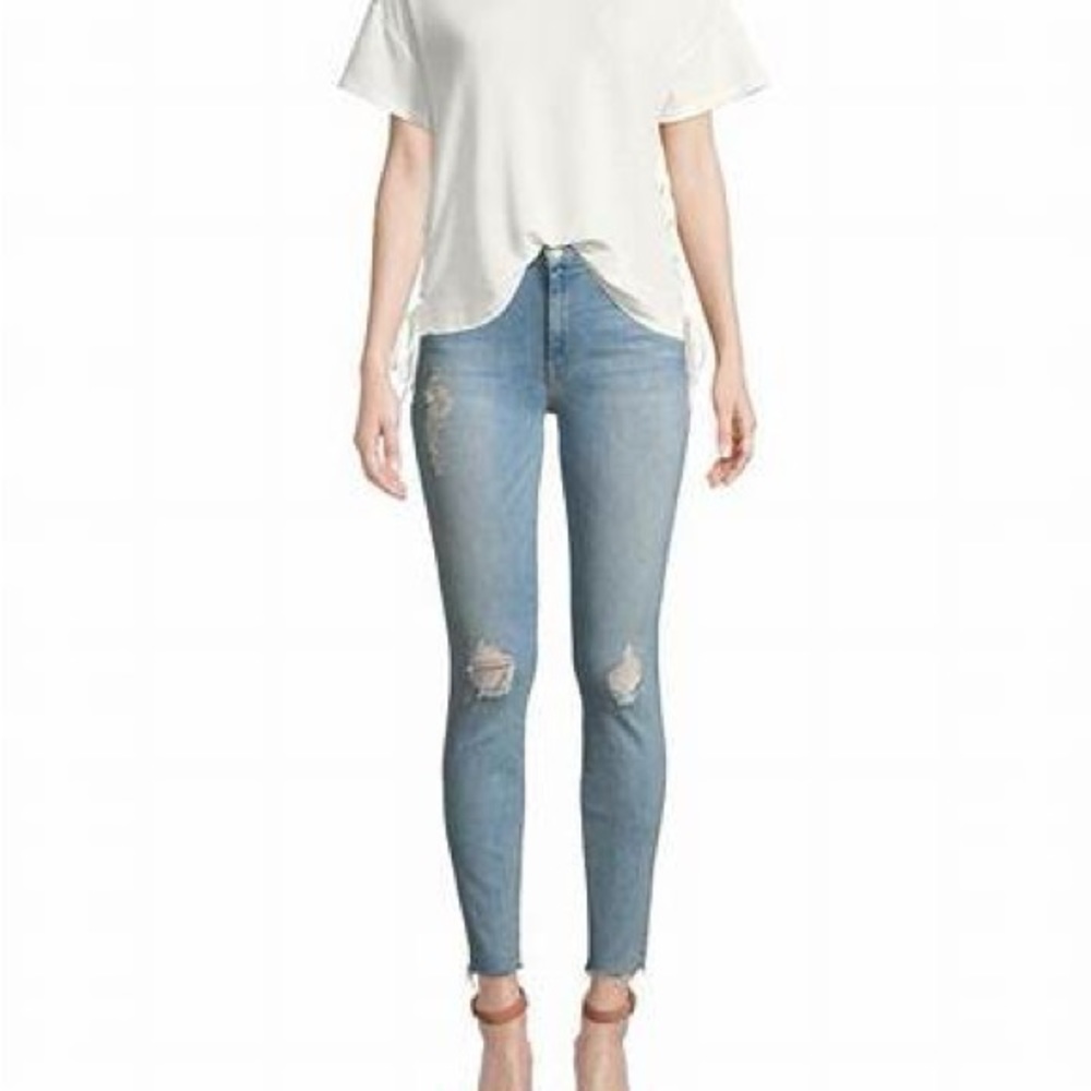 MOTHER The Looker Ankle Fray Jeans (NEW WITH TAGS)